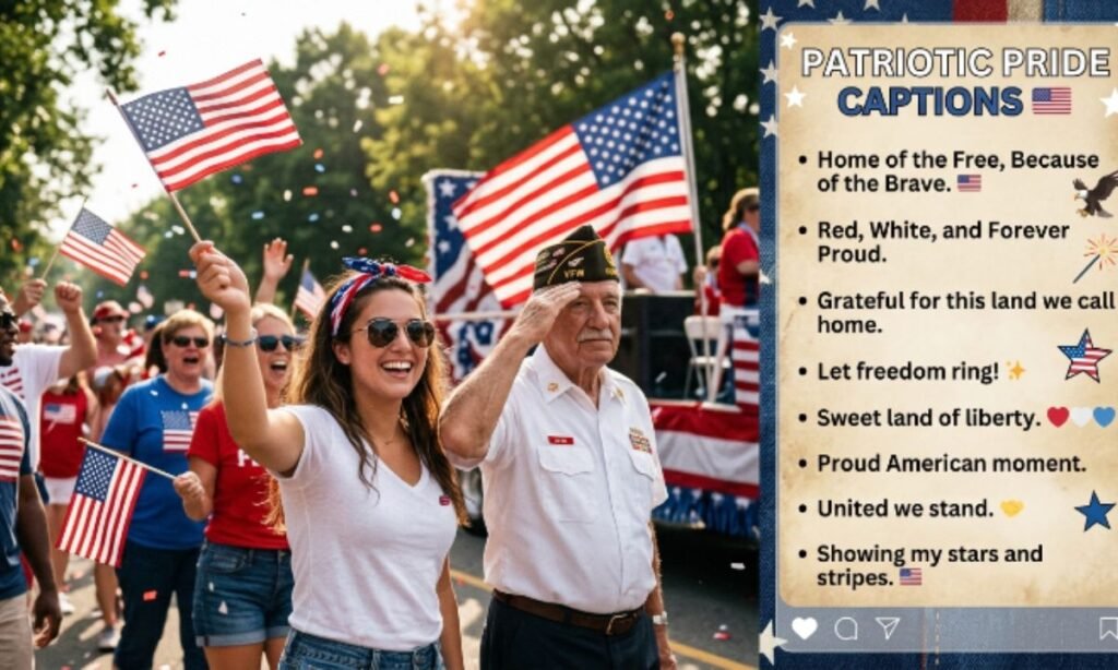 Patriotic Pride Captions