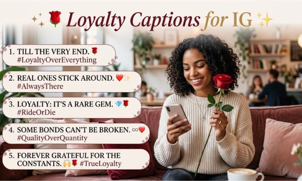🌹 Loyalty Captions for IG
