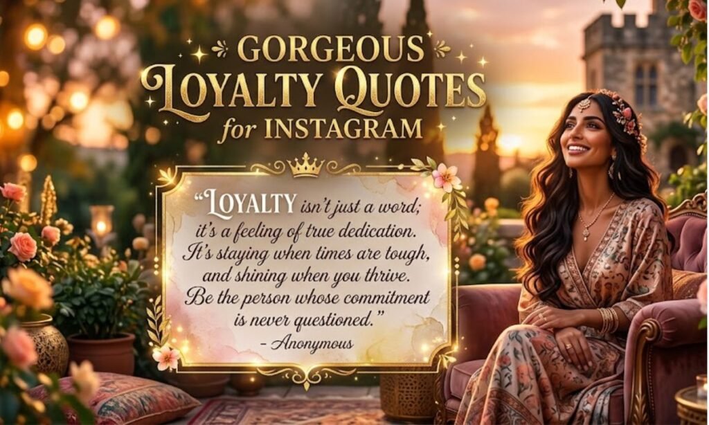 🔲 Best Loyalty Quotes for Instagram