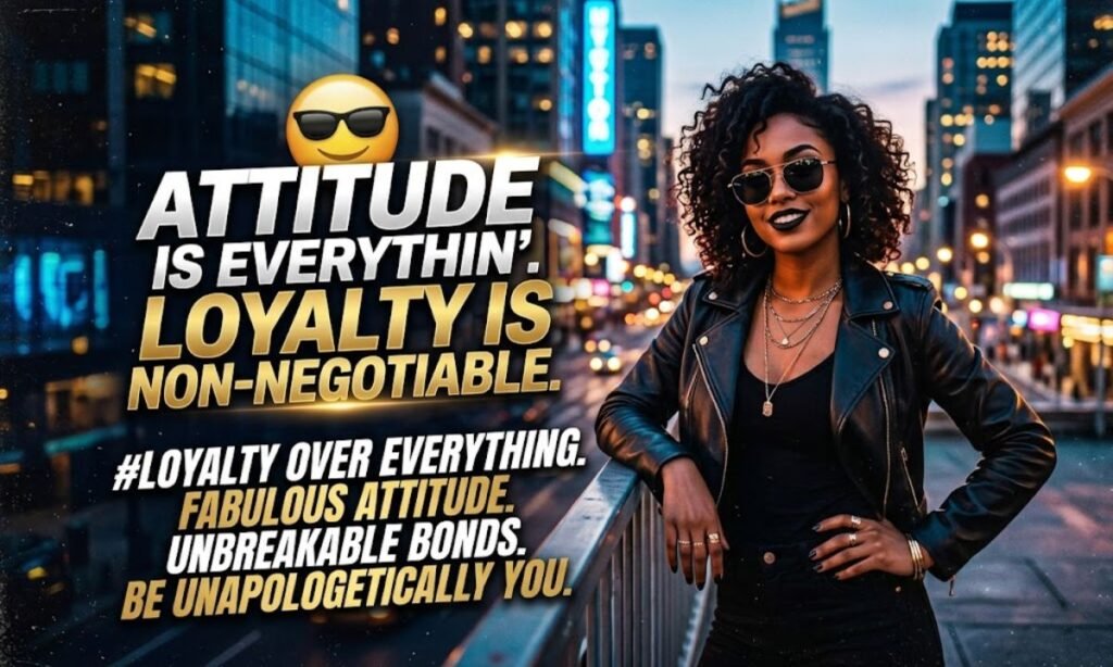 😎 Attitude Loyalty Captions For Instagram